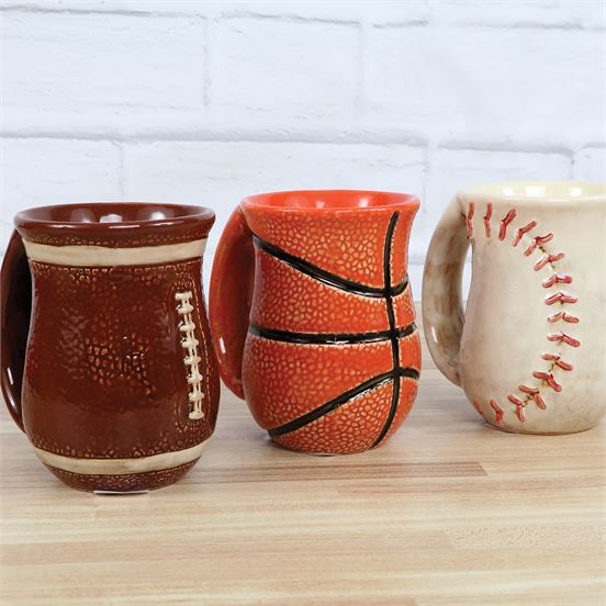 FOOTBALL COZY HAND MUG Coffee Mug - 18 oz